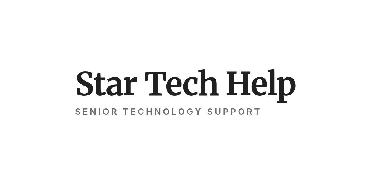 STAR Tech Help logo